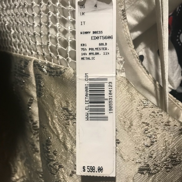 Elie Tahari Gold Dress - Picture 2 of 5